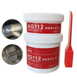 Higlue Metal Epoxy Paste Metal Repair Putty High Strength Epoxy Paste Coat for Repairs to Metallic Surfaces