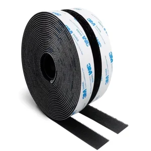 Hook and Loop Self Adhesive Acrylic Foam Tape 1.5in x 20ft Double Sided Waterproof Reusable for Automobile Use