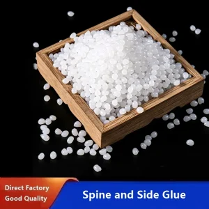 Hot Melt Glue Manufacturer EVA Hot Melt Adhesive Particles for Perfect Bookbinding of 157g Coated Paper Copper Paper