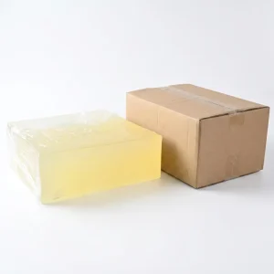 Hot Melt PSA Adhesive High Viscosity Softens 105 for Carton Sealing Express Bag Tamper Evident Packaging Strong Tack Low Odor