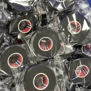 IQIHAN High Temp Wire Harness Tape Wire Cable Loom Self Adhesive Fabric Tape PVC Black Adhesive Electrical Insulation Tape