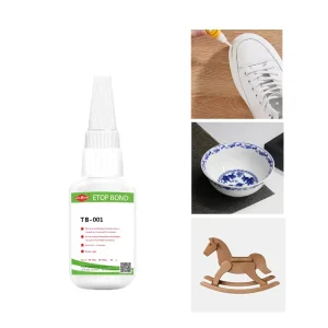 Industrial Cyanoacrylate Super Glue for Plastic, Metal, Wood, Rubber, and Repairs