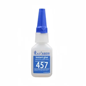 Industrial Grade Cyanoacrylate Glue 457 3-5 Second Curing Metal Bonding Transparent