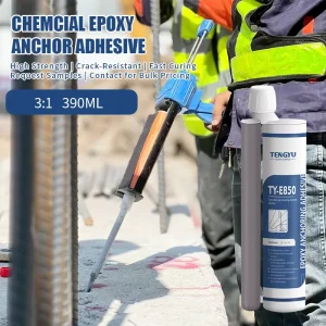 Injectable Mortar Chemical Anchor 3:1 390ml Structural Rebar Epoxy Anchoring Adhesive