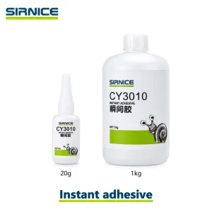 Instant Cyanoacrylate Adhesive Glue for Plastic Rubber Metal Fast Cure 15s Industrial Grade RoHS CY3010