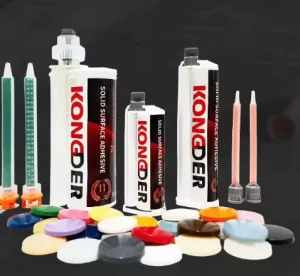 Invisible Seam Quartz Stone Glue for Kitchen Tables with Glue Gun