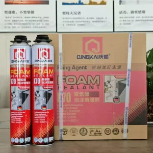 K70 High-Expansion Silicone Foam Sealant for Duct Sealing, Soundproofing, and Thermal Insulation