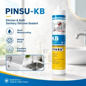 KB Transparent Waterproof Silicone Sealant Kitchen Bathroom Sink Anti Mold Sealant Bathroom Toilet Bathtub Sealing Glue