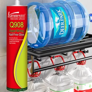 Kameier 908 Nail Free Glue 3D Advertising Acrylic Board Super Glue Resist Repositionable Nail Free Glue Letter