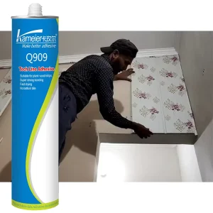Kameier Q909 Line Bonding Pvc Marble Sheet Adhesive Wall Panel Super Glue Acrylic Marble Sheets for Construction