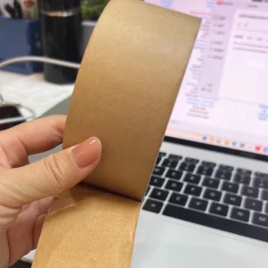 Kraft Paper Tape Water Activated Biodegradable Writable High Tack Hand Tearable for Picture Frame Packing & Carton Sealing