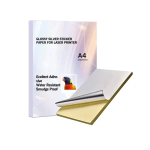 Laser Printable Vinyl Sticker Paper Self-Adhesive A3 A4 Sheets