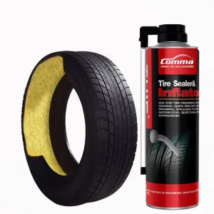 Liquid Rubber Tubeless Tire Sealer and Inflator Tool Flat Tire Repair Seal