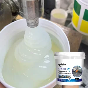 Liquid Transparent Acrylic Waterproof Glue Coating for Window Wall Leak Repair and Swimming Pool Waterproofing
