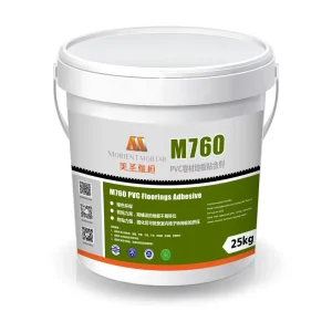 M760 Water-Based PVC Flooring Adhesive for PVC Roll Flooring, Thick Formula, Factory Direct, 25kg