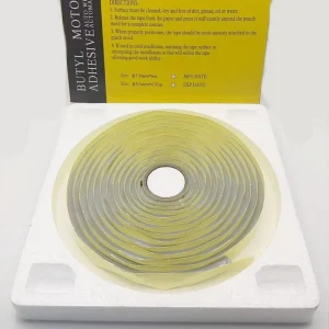 MKD Hot Melt Adhesive Butyl Glue Universal Fit Car Headlight Sealing Windowscreen Black Grey