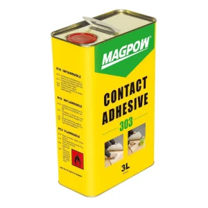 MPD121 4L Yellow Liquid Solvent Neoprene Contact Cement for Shoes, Furniture, Rubber, and Leather