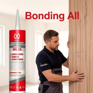 MS 10 Waterproof Low VOC Nail free Glue PU Adhesive High Strength Structural MS Adhesive for Woodworking Interior Decoration
