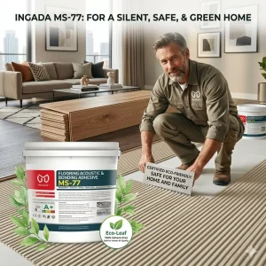 MS-77 High Bonding Strength Nail-Free High-Tack Wood Flooring Adhesive