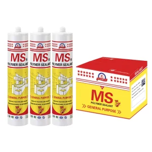 MS Polymer Hybrid Sealant for PVC and Aluminum Bonding, Flexible Odorless Marine-Grade Adhesive
