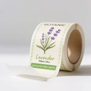 Manufacturer Custom Packaging Logo Sticker Printing, Self-Adhesive Roll Labels