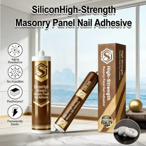 Manufacturer High Adhesion High strength Quick drying Nail free Adhesive Sealant For Tiles Baseboards Wood Pane
