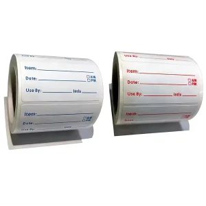 Material Label 500pcs Customizable Adhesive Sticker Food Storage Label Roll Coated Paper Waterproof Removable