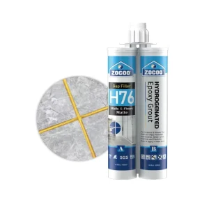 Matte Effect Epoxy Resin-Based Tile Grout Adhesive for Construction