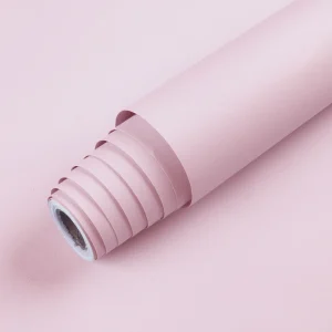 Matte Embossed PVC Peel and Stick Wallpaper Self-Adhesive Wall Paper for Girl’s Kids Bedroom