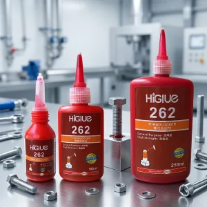 Metal Bonding 2ml 262 Red Screw Adhesives Sealants Liquid Sealing Glue Anaerobic Threadlocker for Bolts Studs Construction