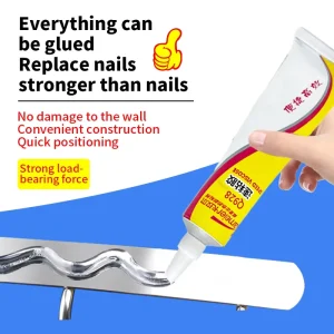 Miniature Letters Fast Adhesive Glue High Tack Strong Bonding Adhesive Pvc Acrylic Transparent Waterproof Super Glue
