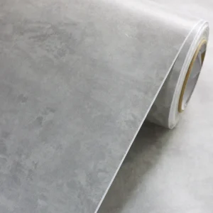 Modern ECO Friendly Waterproof PVC Contact Paper Self adhesive Cement Ash Texture Kitchen Living Room Bathroom Apartment School