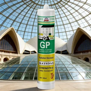 Mold-Resistant RTV Silicone Sealant Adhesive for Showers, Sinks, Siding, Door Frames, and Construction