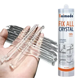 Crystal-Clear, Glue-Free, Eco-Friendly Sample High-Quality MS Polymer Sealant, OEM High-Adhesion Hybrid Type for Construction and Woodworking
