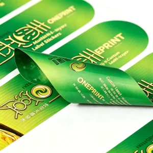 Multi-Layer Double-Sided Printed Self-Adhesive Paper Labels with Gloss Film, Manufacturer