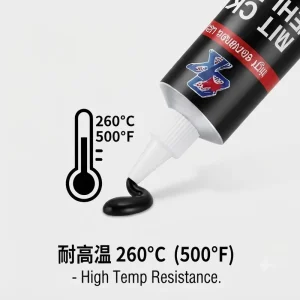Multi-Purpose RTV High Temperature Silicone Gasket Maker for Automotive Maintenance