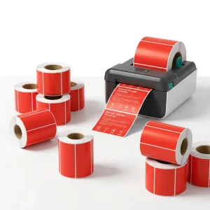 Multiple Specifications Coated Paper Self Adhesive Labels Durable Coated Paper Rolls Adhesive Label for Product Price Tags