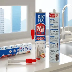 Nail-Free Adhesive for Bonding Wood, WPC Wall Panels, Plaster, and Concrete