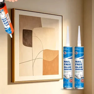 Nail-Free MS Polymer Adhesive Sealant for Woodworking Transportation PVC WPC Wallboards and Wood