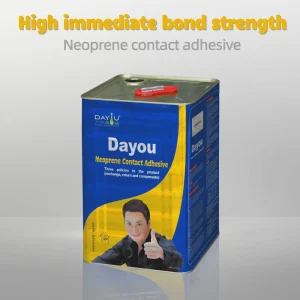 Neoprene Contact Adhesive for Foam Rubber and Leather Water and Heat Resistant Fast Drying for Shoes Mattresses and Automotive Use