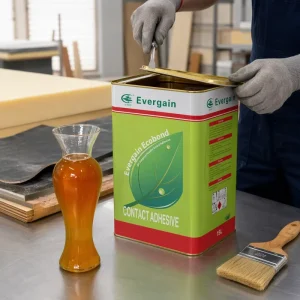 Neoprene Contact Cement Adhesive, Fast-Drying 10-15 Minutes, 1.38 MPa, for Shoe Making, Leather, and Woodworking