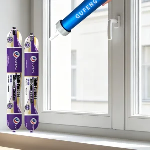 Neutral 590 ml High-Temperature RTV Silicone Adhesive Sealant White and Black General Purpose