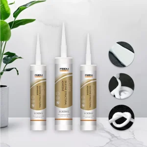 Neutral Silicone Sealant Black White Gray 300ML Neutral Curing High Temperature Resistant Adhesive