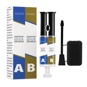 New AB Adhesive Gel Heat Resistance Iron Stainless Steel Metal Repair Glue Industrial Metal Repair Paste Quick Drying Glue