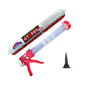 Non Sag Epoxy Resin 400ml Sausage Pack Exterior Wall Waterproof Flexible Stone Ceramic Tile Adhesive