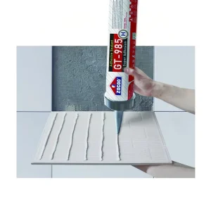 Non Sag Low VOC Solvent Free 400ml Sausage Pack Flexible Waterproof Exterior Wall Stone Ceramic Tile Adhesive