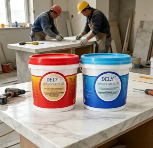 Non-Shrink Solvent-Free Epoxy AB Adhesive for Construction Stone and Steel Assembly