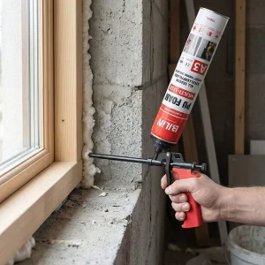 Non Shrinking Polyurethane Foam Spray Long Lasting PU Expanding Sealant for Construction Doorway Gaps Packing Transportation