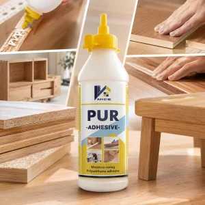 ODM 500G Foaming Wood Adhesive Glue Sealant PUR Adhesive for Woodworking