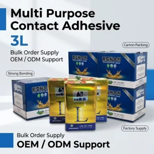 OEM Contact Adhesive Chloroprene Neoprene Glue For Wood Leather Rubber PVC Bonding
